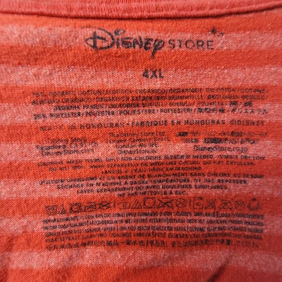 Limited Edition Disney Striped Plus Size 4X (4 Xl) Top Shirt - Picture 7 of 9